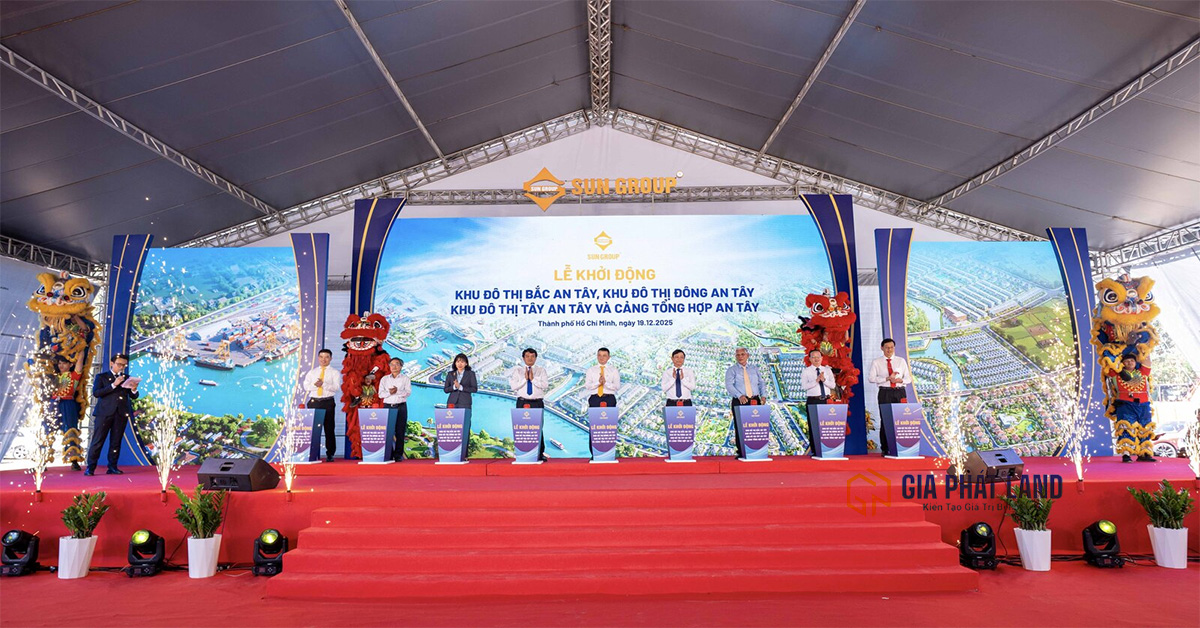 Lễ khởi động siêu tổ hợp dự án An Tây Sun Group vốn đầu tư 51.160 tỷ đồng tại TP.HCM.