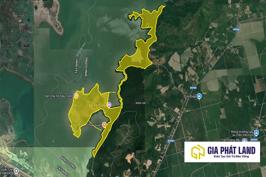 Quy hoạch khu du lịch sinh thái hồ Dầu Tiếng và bán đảo Tha La năm 2026.