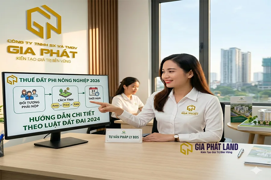 Đối tượng phải nộp thuế đất phi nông nghiệp 2026 theo quy định mới.