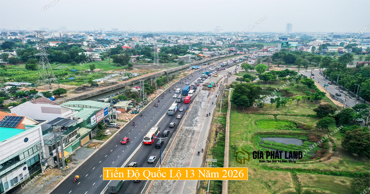 Tiến độ quốc lộ 13 năm 2026