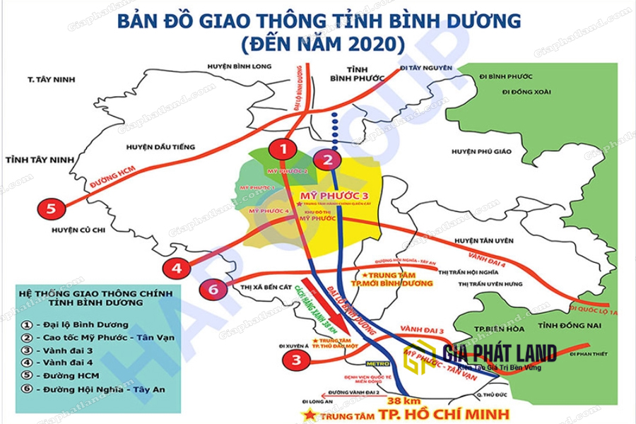 Bản đồ quy hoạch logsitics và trục đường quốc lộ 13